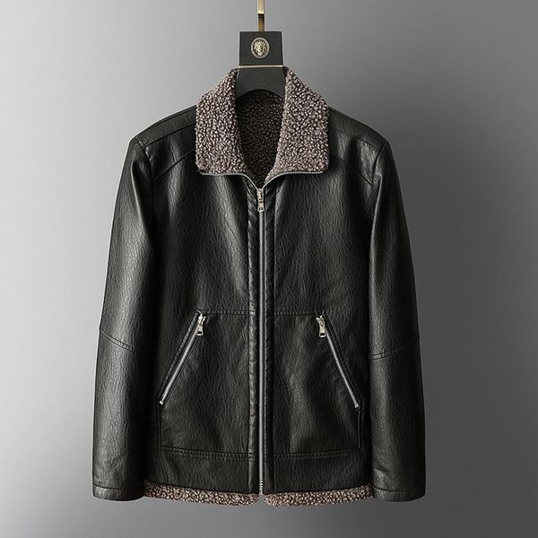 leather deri mont erkek men 2021 jacket korean spring autumn motorcycle clothing fashion handsome men's fur & faux, Black
leather deri mont erkek men 2021 jacket korean spring autumn motorcycle clothing fashion handsome men's fur & faux, Black