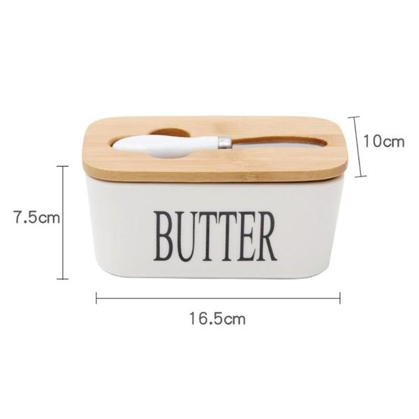 storage bottles & jars nordic porcelain butter dish plate sealing box wooden lid knife cheese 875a
storage bottles & jars nordic porcelain butter dish plate sealing box wooden lid knife cheese 875a