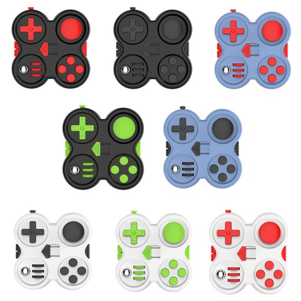 

Fidget Pad Finger Sensory Toy Third Generation Gamepad Model Fun Cube Push Button Handle Hand Controller Stress Relief Decompression Toys Anxiety Reliever