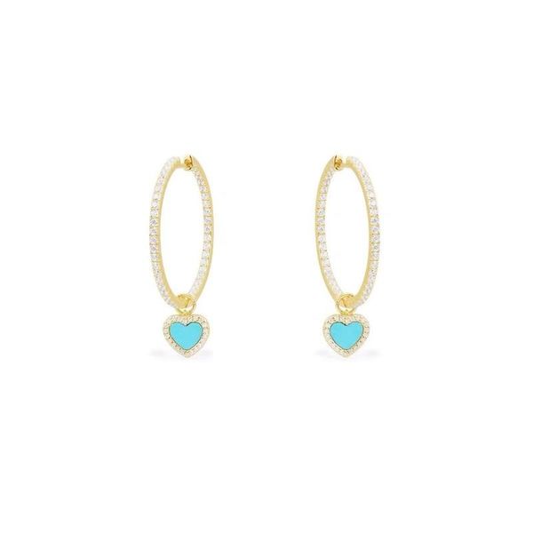 hoop & huggie pure 925 sterling silver turquoise blue large circle earring for women paved zircon small fluorescent pink earrings, Golden;silver
hoop & huggie pure 925 sterling silver turquoise blue large circle earring for women paved zircon small fluorescent pink earrings, Golden;silver