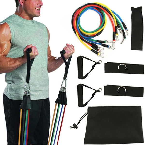 11pcs set pull rope fitness exercises resistance bands 5ctpr elastic tubes yoga band indoor body sports training equipment
11pcs set pull rope fitness exercises resistance bands 5ctpr elastic tubes yoga band indoor body sports training equipment