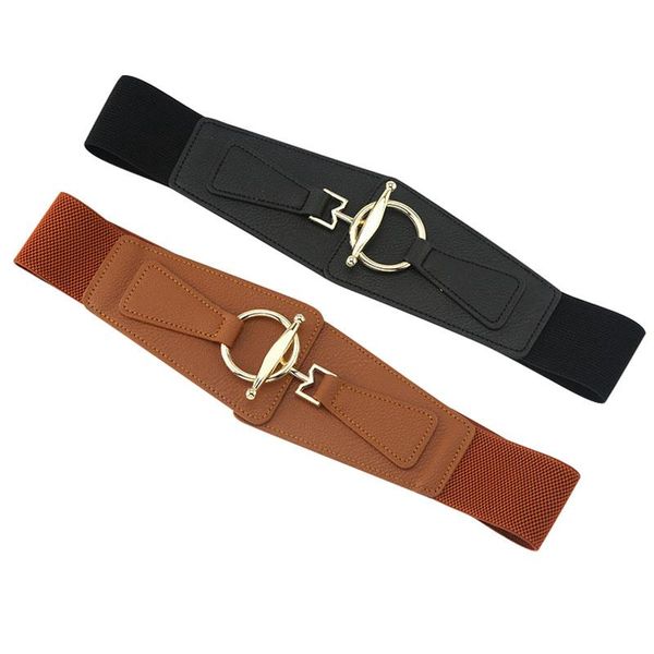 belts fashion matal bukle corset belt for women vintage wide elastic stretch shapewear cummerbunds ladies dress waist band accessories, Black;brown
belts fashion matal bukle corset belt for women vintage wide elastic stretch shapewear cummerbunds ladies dress waist band accessories, Black;brown