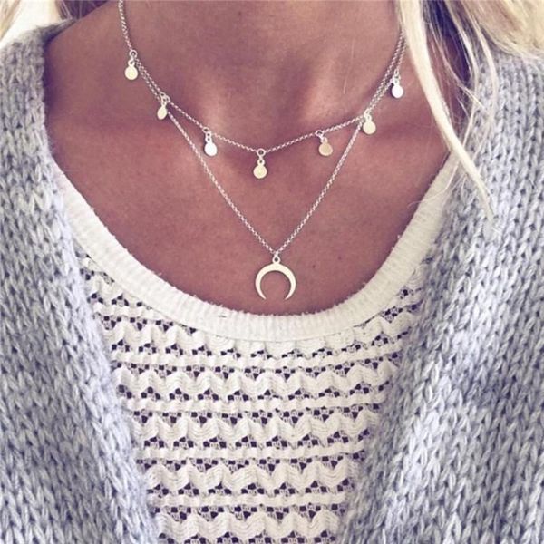 chokers gold color long tassel moon necklaces & pendants for women multi layer sequins choker necklace velvet lace chain star, Golden;silver
chokers gold color long tassel moon necklaces & pendants for women multi layer sequins choker necklace velvet lace chain star, Golden;silver
