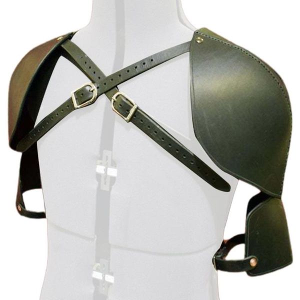 back support men adjustable faux leather body chest harness shoulder buckle medieval retro mens cover sport accessories, Black;blue
back support men adjustable faux leather body chest harness shoulder buckle medieval retro mens cover sport accessories, Black;blue