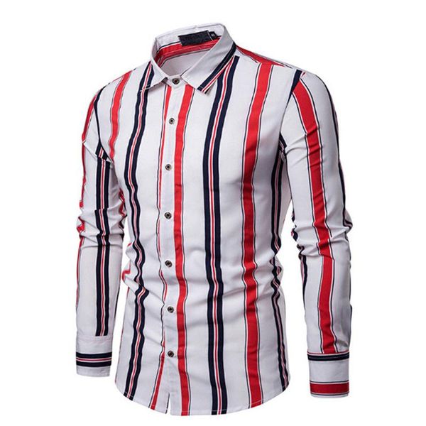 men's casual shirts mens slim fit long sleeve striped cotton shirt male button business dress smart henley, White;black
men's casual shirts mens slim fit long sleeve striped cotton shirt male button business dress smart henley, White;black