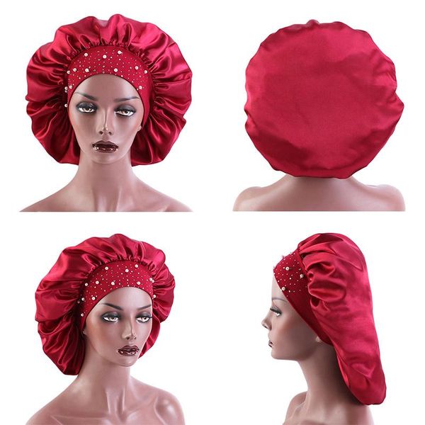 beanie/skull caps comfortable satin hair care cap fashion solid color western style chemotherapy elastic wide-brimmed round night hats, Blue;gray
beanie/skull caps comfortable satin hair care cap fashion solid color western style chemotherapy elastic wide-brimmed round night hats, Blue;gray