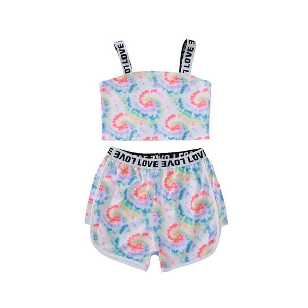 clothing sets 2021 fashionable girl's two-piece suit letter print sleeveless sling and shorts for birthday party vacation, White
clothing sets 2021 fashionable girl's two-piece suit letter print sleeveless sling and shorts for birthday party vacation, White