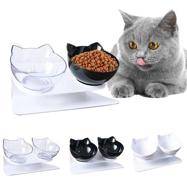 non-slip cat double bowls with raised stand pet water for cats dogs feeders supplies products accessories sale &
non-slip cat double bowls with raised stand pet water for cats dogs feeders supplies products accessories sale &