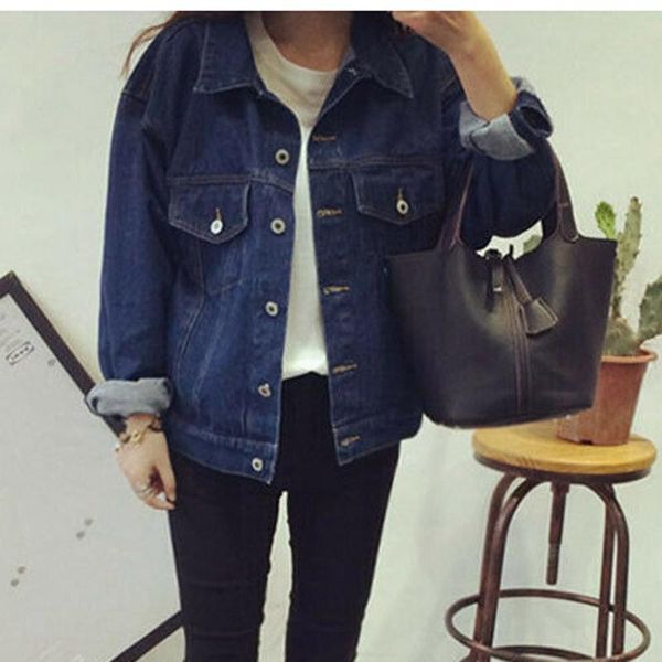 women's jackets autumn denim women wash long sleeve vintage casual jean jacket bomber coat ladies blue outerwear, Black;brown
women's jackets autumn denim women wash long sleeve vintage casual jean jacket bomber coat ladies blue outerwear, Black;brown