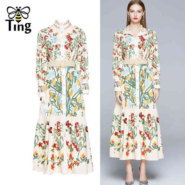 runway designer stylish vintage print maxi long dresses elegant single breasted button longa casual boho dress haut robe 210513, Black;gray
runway designer stylish vintage print maxi long dresses elegant single breasted button longa casual boho dress haut robe 210513, Black;gray