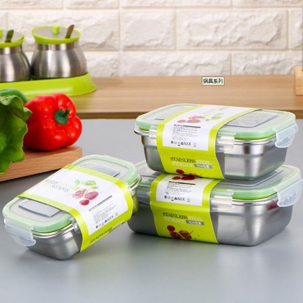 dinnerware sets 304 stainless steel lunch box eco-friendly portable storage container refrigerator multipurpose leakproof crisper
dinnerware sets 304 stainless steel lunch box eco-friendly portable storage container refrigerator multipurpose leakproof crisper