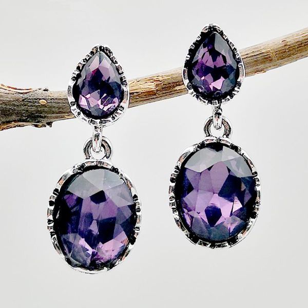 dangle & chandelier 2021 purple crystal zircon earrings for women jewelry wedding brincos engagement statement water drop earings accessorie, Silver
dangle & chandelier 2021 purple crystal zircon earrings for women jewelry wedding brincos engagement statement water drop earings accessorie, Silver