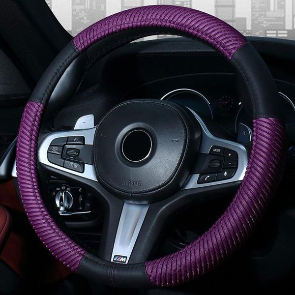 steering wheel covers car cover comfortable microfiber leather handle breathable non-slip fashion four seasons
steering wheel covers car cover comfortable microfiber leather handle breathable non-slip fashion four seasons