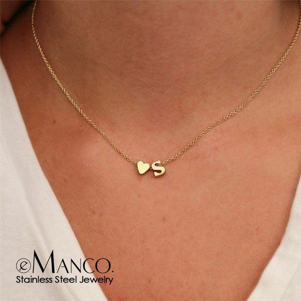 chokers gold stainless steel 316l initial necklace women chain choker diy heart letter for woman custom name jewelry, Golden;silver
chokers gold stainless steel 316l initial necklace women chain choker diy heart letter for woman custom name jewelry, Golden;silver