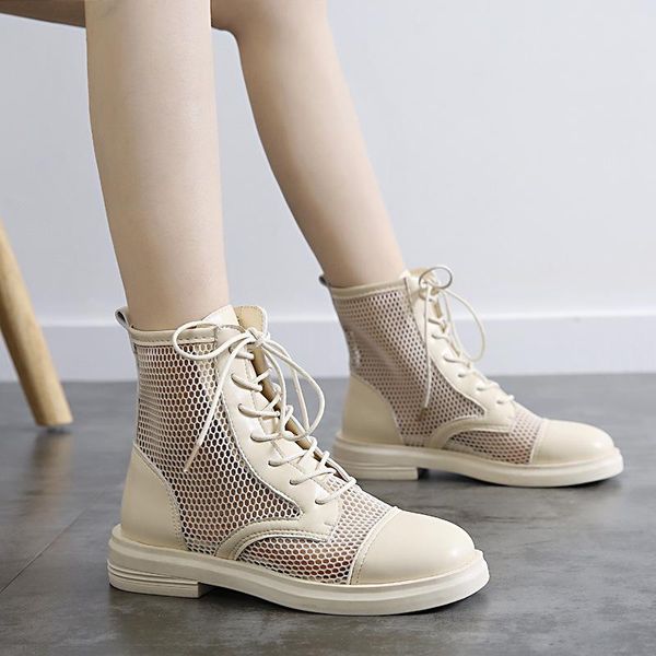 fashion all-match sandals women 2021 summer mesh boots trend roman style high-women's, Black
fashion all-match sandals women 2021 summer mesh boots trend roman style high-women's, Black