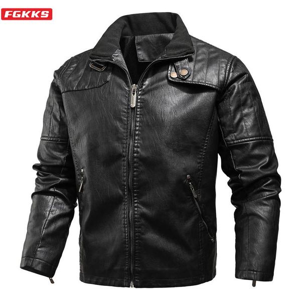 men's fur & faux fgkks brand men leather jackets winter male fashion leisure motorcycle jacket coat warm up clothing, Black
men's fur & faux fgkks brand men leather jackets winter male fashion leisure motorcycle jacket coat warm up clothing, Black