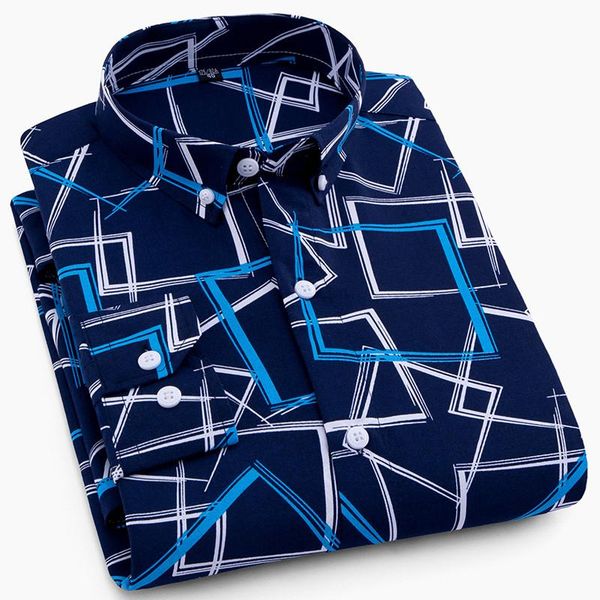 men's casual shirts men print stripe pattern long sleeve plaid pocketless anti-wrinkle classic social dress shirt, White;black
men's casual shirts men print stripe pattern long sleeve plaid pocketless anti-wrinkle classic social dress shirt, White;black