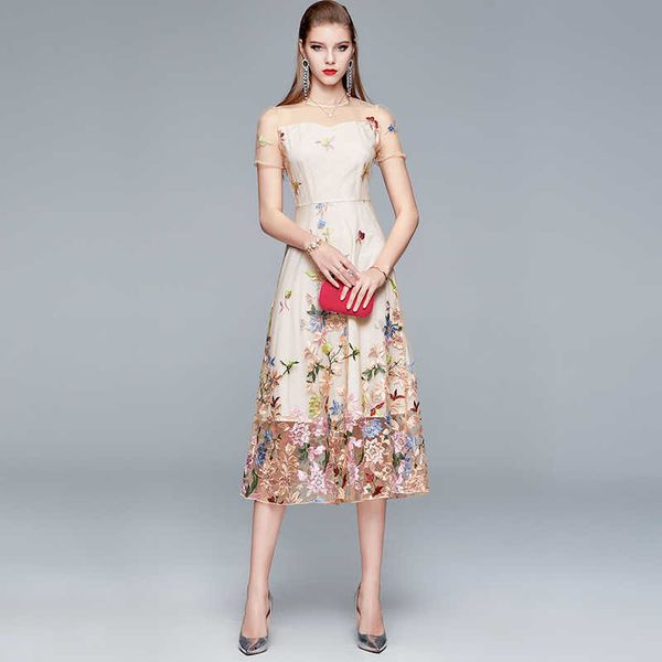 designer runway dress arrive mesh embroidery flower women summer dress short sleeve sweet long 210529, Black;gray
designer runway dress arrive mesh embroidery flower women summer dress short sleeve sweet long 210529, Black;gray