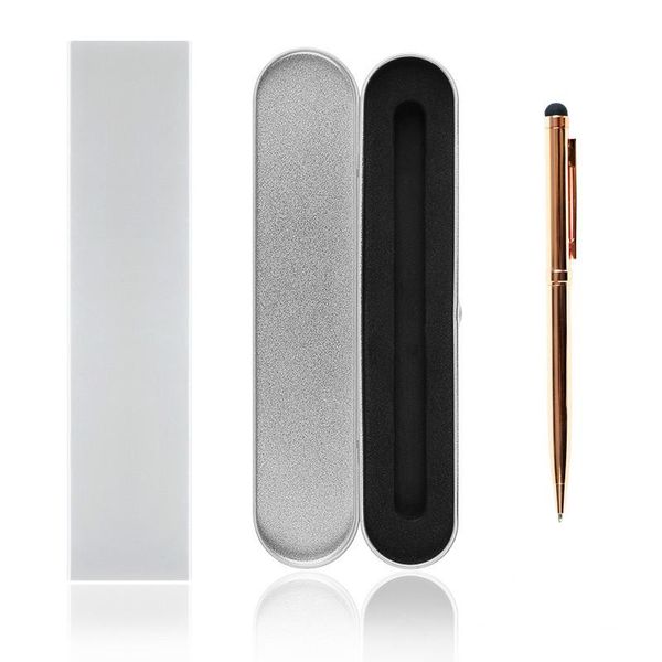 ballpoint pens 1pc rose gold fashion stylus touch for writing stationery office & school gifts pen ballpen with box, Blue;orange
ballpoint pens 1pc rose gold fashion stylus touch for writing stationery office & school gifts pen ballpen with box, Blue;orange