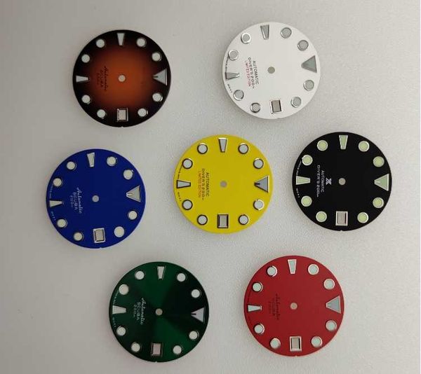 repair tools & kits 28.5mm green luminous watch dial for nh35a movement with s logo
repair tools & kits 28.5mm green luminous watch dial for nh35a movement with s logo