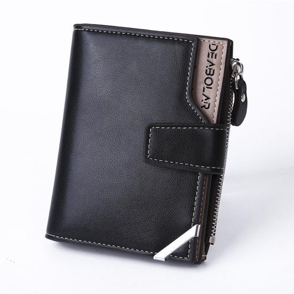 european and american style men's long wallet business multi-function multi-card three-fold wallets1, Red;black 
european and american style men's long wallet business multi-function multi-card three-fold wallets1, Red;black
