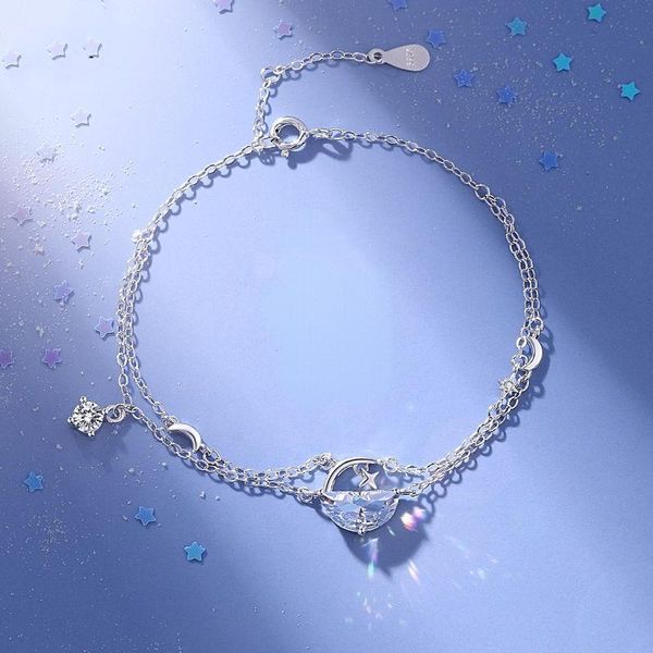 charm bracelets s925 sterling silver qingquan double-layer bracelet female jansen student girlfriends jewelry girlfriend birthday gift, Golden;silver
charm bracelets s925 sterling silver qingquan double-layer bracelet female jansen student girlfriends jewelry girlfriend birthday gift, Golden;silver