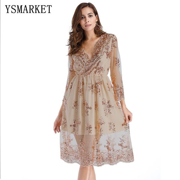 casual dresses ysmarket v neck long sleeve sequin party women mesh streetwear midi dress female autumn e1902, Black;gray
casual dresses ysmarket v neck long sleeve sequin party women mesh streetwear midi dress female autumn e1902, Black;gray