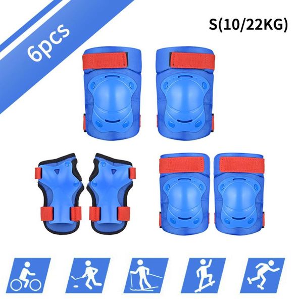 wrist support 6pcs children sport safety protective body gear set practical outdoor skating cycling elbow knee pads defend equipment, Black;red
wrist support 6pcs children sport safety protective body gear set practical outdoor skating cycling elbow knee pads defend equipment, Black;red