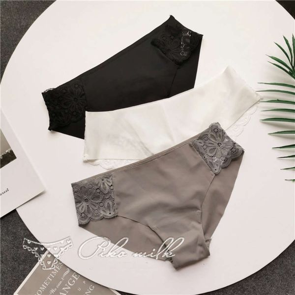 ice silk thin seamless women underwear solid soft breathable panties female crotch cotton briefs lingerie, Black;white
ice silk thin seamless women underwear solid soft breathable panties female crotch cotton briefs lingerie, Black;white