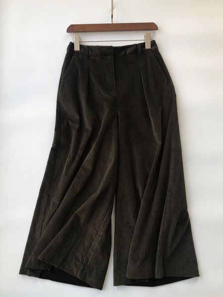 pants women wide leg pants corduroy simple female ankle-length trousers, Black;white
pants women wide leg pants corduroy simple female ankle-length trousers, Black;white