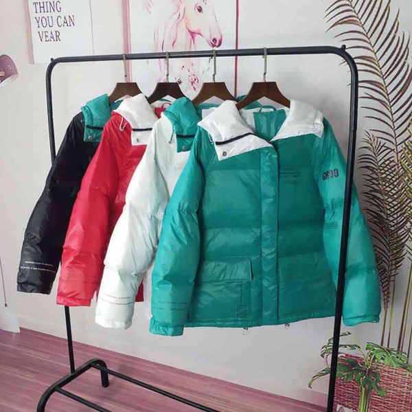 down 90% white duck jacket women thick warm glossy winter coat short hooded down parka coats loose doudoune femme, Black
down 90% white duck jacket women thick warm glossy winter coat short hooded down parka coats loose doudoune femme, Black