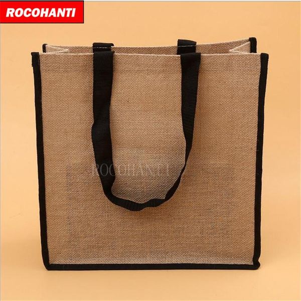 shopping bags 100x custom order accept promotional eco-friendly jute tote with black color handle reusable foldable
shopping bags 100x custom order accept promotional eco-friendly jute tote with black color handle reusable foldable