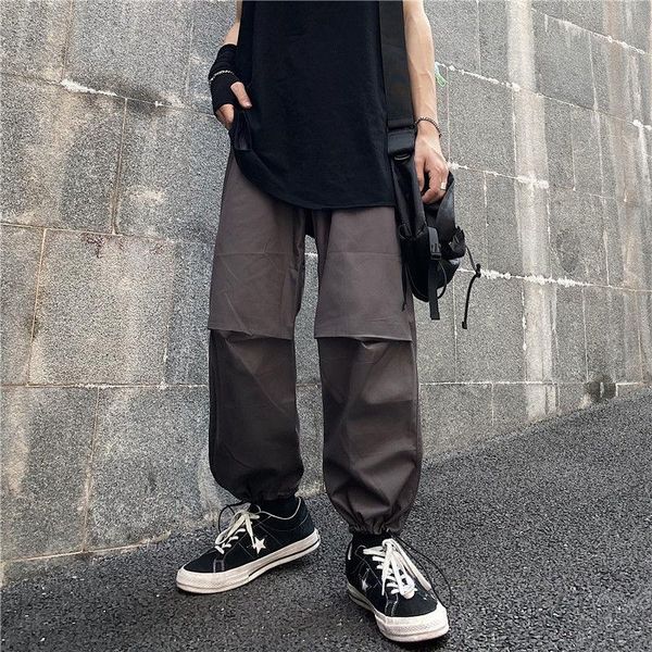 summer straight pants men's fashion solid color casual men streetwear wild loose overalls mens joggers sweatpants, Black
summer straight pants men's fashion solid color casual men streetwear wild loose overalls mens joggers sweatpants, Black