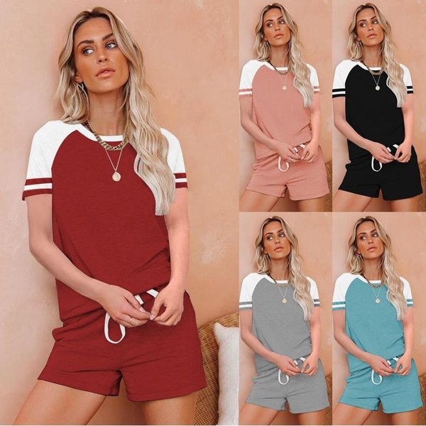 women's tracksuits 2021 spring and summer short-sleeved shorts home sports yoga suit, Gray
women's tracksuits 2021 spring and summer short-sleeved shorts home sports yoga suit, Gray