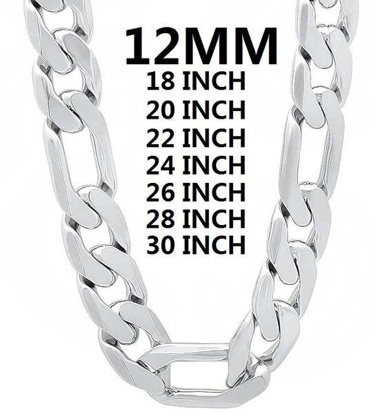 chains solid 925 sterling silver necklace for men classic 12mm cuban chain 18-30 inches charm fashion jewelry wedding
chains solid 925 sterling silver necklace for men classic 12mm cuban chain 18-30 inches charm fashion jewelry wedding