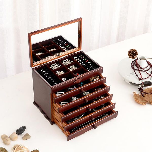 jewelry pouches, bags big 6 floors wood box display casket / earrings ring /jewelry organizer /case for gift, Pink;blue
jewelry pouches, bags big 6 floors wood box display casket / earrings ring /jewelry organizer /case for gift, Pink;blue