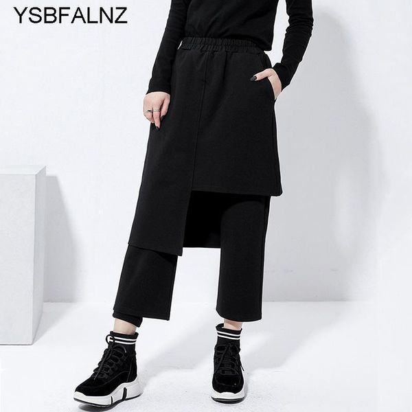 women's pants & capris black asymmetric spliced harem womens elastic waist vintage loose casual trousers fashion streetwear spring 2021, Black;white
women's pants & capris black asymmetric spliced harem womens elastic waist vintage loose casual trousers fashion streetwear spring 2021, Black;white
