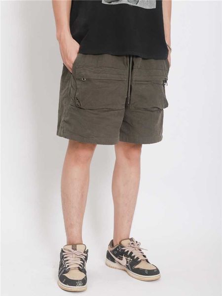 men's shorts self made military cloth multi pocket washing old drawstring rubber band elastic zipper high street trend loose tactical s, White;black
men's shorts self made military cloth multi pocket washing old drawstring rubber band elastic zipper high street trend loose tactical s, White;black