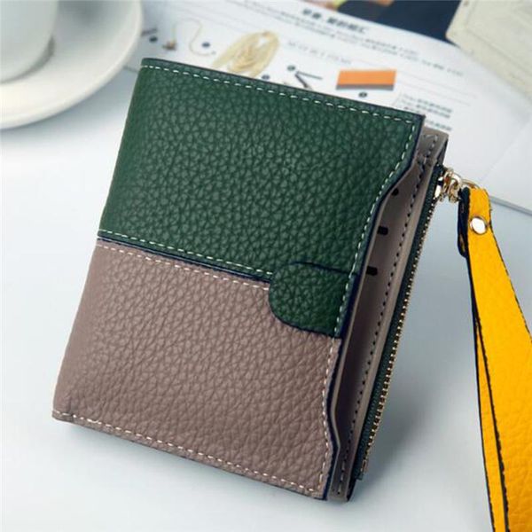 wallets pu leather small wallet est women fashion short wrist buckle zipper coin purse holder carteira, Red;black
wallets pu leather small wallet est women fashion short wrist buckle zipper coin purse holder carteira, Red;black