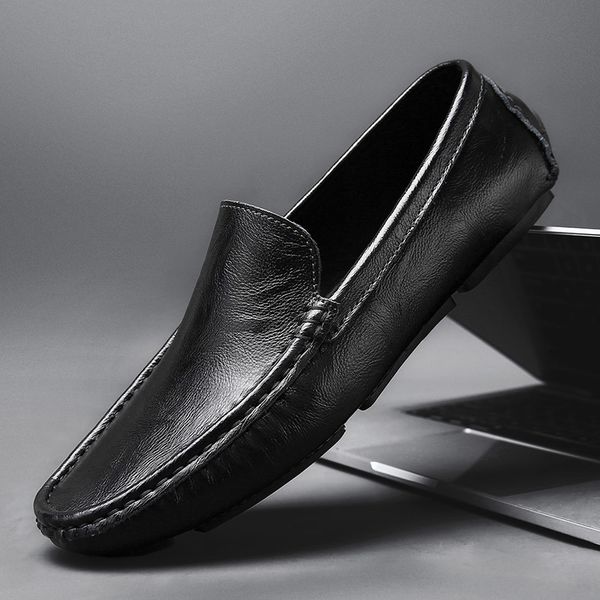 dress shoes 2021 summer autumn fashion boat genuine leather casual comfortable loafers breathable slip on driving men 9kbj, Black
dress shoes 2021 summer autumn fashion boat genuine leather casual comfortable loafers breathable slip on driving men 9kbj, Black
