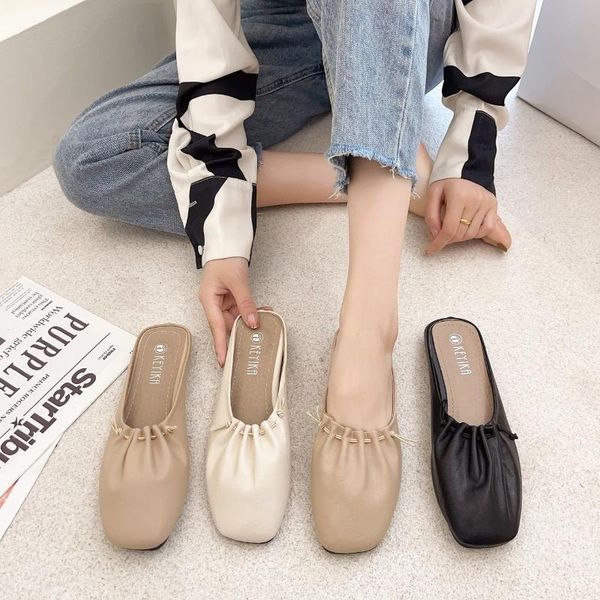 female shoes low slippers casual loafers mules for women 2021 slides luxury soft summer flat basic pu fashion rubber bonded, Black
female shoes low slippers casual loafers mules for women 2021 slides luxury soft summer flat basic pu fashion rubber bonded, Black