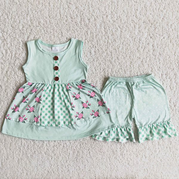 wholesale kids designer clothes summer sets fashion toddler baby girls clothing flower print sleeveless ruffle shorts set boutique children, White
wholesale kids designer clothes summer sets fashion toddler baby girls clothing flower print sleeveless ruffle shorts set boutique children, White