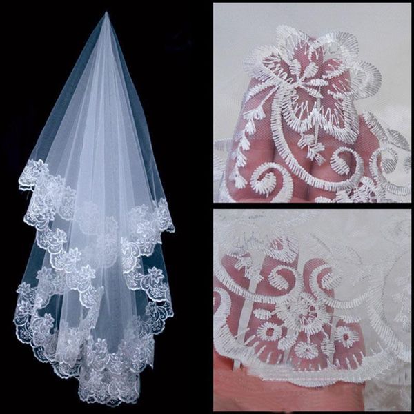 bridal veils one layer lace edge white red off cathedral wedding veil voile marriage long 1.5m 2m 3m 5m 10m, Black
bridal veils one layer lace edge white red off cathedral wedding veil voile marriage long 1.5m 2m 3m 5m 10m, Black