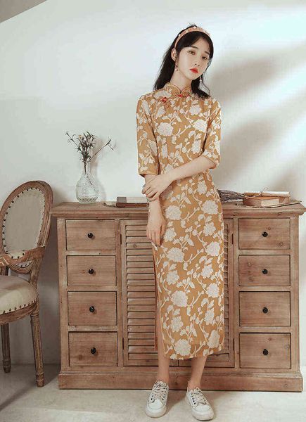 casual dresses 2022 autumn and winter roc college style improved double-layer chiffon jacquard girl's young cheongsam, Black;gray
casual dresses 2022 autumn and winter roc college style improved double-layer chiffon jacquard girl's young cheongsam, Black;gray