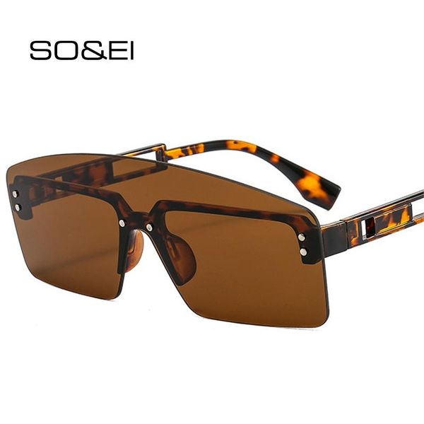 sunglasses so&ei fashion oversized one piece square women retro rimless gradient eyewear trending men sun glasses shades uv400, White;black
sunglasses so&ei fashion oversized one piece square women retro rimless gradient eyewear trending men sun glasses shades uv400, White;black