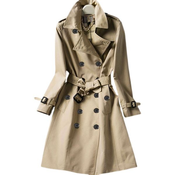 women's trench coats long classic windbreaker waterproof british new high-end english style autumn winter gabadian solid color casual a, Tan;black
women's trench coats long classic windbreaker waterproof british new high-end english style autumn winter gabadian solid color casual a, Tan;black