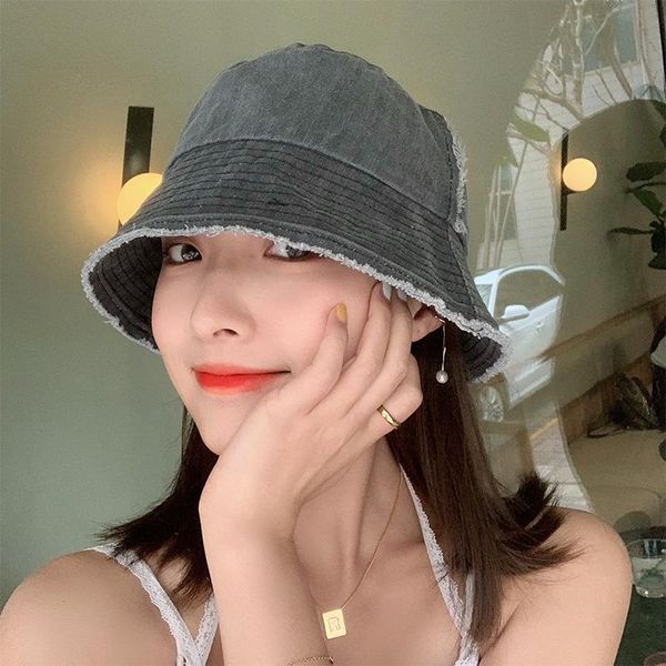 wide brim hats yqyxcy washed cowboy bucket hat women's spring summer fashion retro casual solid color fisherman's female sun shadi, Blue;gray
wide brim hats yqyxcy washed cowboy bucket hat women's spring summer fashion retro casual solid color fisherman's female sun shadi, Blue;gray