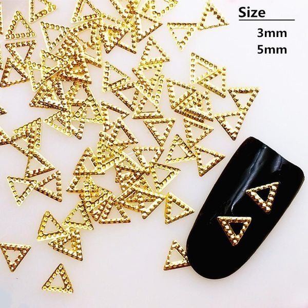 500pcs/lot 3mm 5mm gold silver hollow triangle rivets studs metal alloy nail art decorations 3d diy stickers/charms1, Silver;gold
500pcs/lot 3mm 5mm gold silver hollow triangle rivets studs metal alloy nail art decorations 3d diy stickers/charms1, Silver;gold