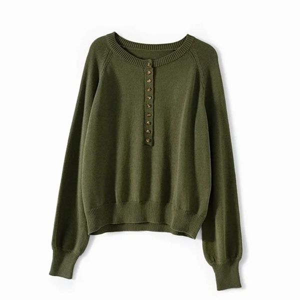 women's sweaters early autumn women knitted sweater buttons solid color or stripes long lantern sleeve casual pullovers, White;black
women's sweaters early autumn women knitted sweater buttons solid color or stripes long lantern sleeve casual pullovers, White;black