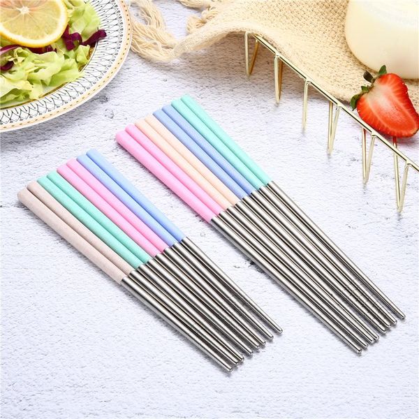 portable stainless steel wheat straw chinese chopsticks eating noodles sushi tableware easy clean reusable kitchen dining tools
portable stainless steel wheat straw chinese chopsticks eating noodles sushi tableware easy clean reusable kitchen dining tools